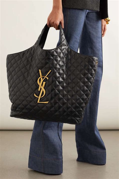 borsa ysl tote bag|ysl large quilted tote bag.